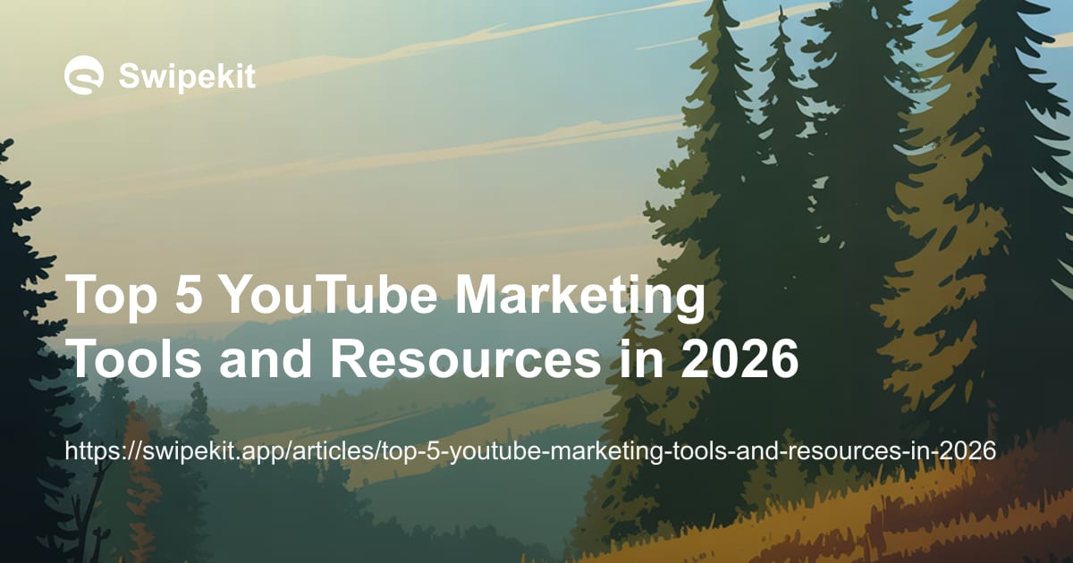 Top 5 YouTube Marketing Tools and Resources in 2026